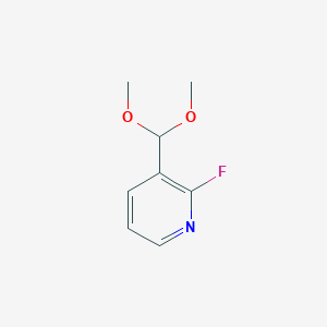 molecular formula C8H10FNO2 B2515484 3-(二甲氧基甲基)-2-氟吡啶 CAS No. 2222511-97-7