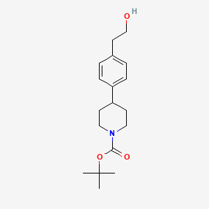 tert-Butyl 4-(4-(2-hydroxyethyl)phenyl)piperidine-1-carboxylate