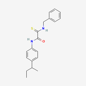 molecular formula C19H22N2OS B2515501 2-(benzylamino)-N-(4-butan-2-ylphenyl)-2-sulfanylideneacetamide CAS No. 329079-12-1