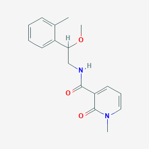 molecular formula C17H20N2O3 B2515516 N-(2-甲氧基-2-(邻甲苯基)乙基)-1-甲基-2-氧代-1,2-二氢吡啶-3-甲酰胺 CAS No. 1797556-22-9