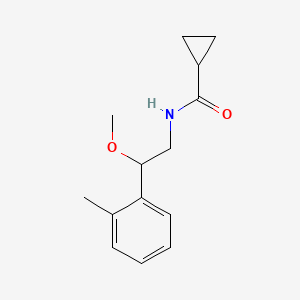 N-(2-methoxy-2-(o-tolyl)ethyl)cyclopropanecarboxamide
