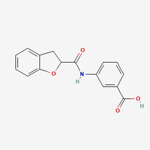 3-(2,3-Dihydro-1-benzofuran-2-amido)benzoic acid