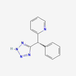 molecular formula C13H11N5 B2515609 2-[(S)-苯基(1H-1,2,3,4-四唑-5-基)甲基]吡啶 CAS No. 2085689-81-0