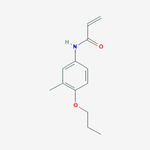 molecular formula C13H17NO2 B2515657 N-(3-Methyl-4-propoxyphenyl)prop-2-enamide CAS No. 2411305-48-9