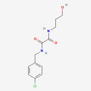 N1-(4-chlorobenzyl)-N2-(3-hydroxypropyl)oxalamide
