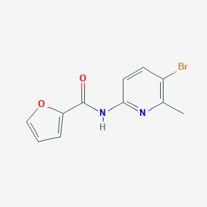 molecular formula C11H9BrN2O2 B251567 N-(5-bromo-6-methyl-2-pyridinyl)-2-furamide 