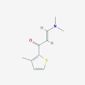 molecular formula C10H13NOS B2515673 3-(二甲氨基)-1-(3-甲基噻吩-2-基)丙-2-烯-1-酮 CAS No. 138716-27-5