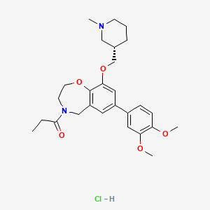 molecular formula C27H37ClN2O5 B2515675 I-CBP112HydrochlorideSalt CAS No. 2147701-33-3