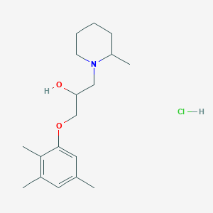 1-(2-Methylpiperidin-1-yl)-3-(2,3,5-trimethylphenoxy)propan-2-ol hydrochloride