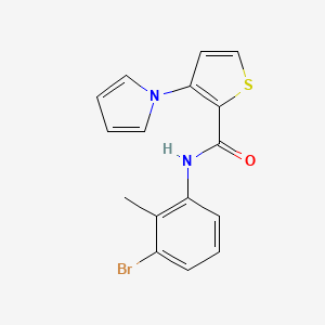 N-(3-bromo-2-methylphenyl)-3-(1H-pyrrol-1-yl)-2-thiophenecarboxamide
