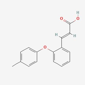 3-[2-(4-Methylphenoxy)phenyl]acrylic acid
