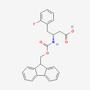 (R)-3-(Fmoc-amino)-4-(2-fluorophenyl)butanoic acid