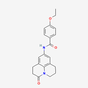 4-Ethoxy-N-(2-oxo-1-azatricyclo[7.3.1.05,13]trideca-5,7,9(13)-trien-7-yl)benzamide