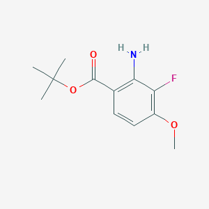 Tert-butyl 2-amino-3-fluoro-4-methoxybenzoate