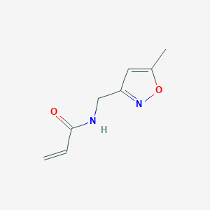 molecular formula C8H10N2O2 B2515761 N-[(5-methyl-1,2-oxazol-3-yl)methyl]prop-2-enamide CAS No. 1248224-66-9