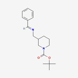 tert-Butyl 3-((benzylideneamino)methyl)piperidine-1-carboxylate