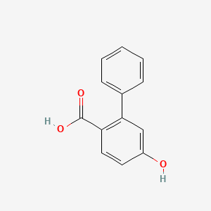 molecular formula C13H10O3 B2515768 4-羟基-2-苯甲酸 CAS No. 155503-85-8