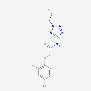 molecular formula C13H16ClN5O2 B251578 2-(4-chloro-2-methylphenoxy)-N-(2-propyl-2H-tetrazol-5-yl)acetamide 