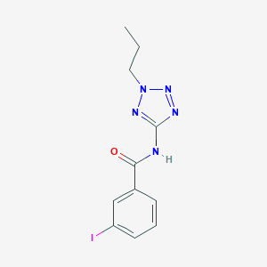 molecular formula C11H12IN5O B251580 3-iodo-N-(2-propyl-2H-tetrazol-5-yl)benzamide 
