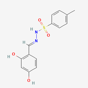 N'-[(E)-(2,4-dihydroxyphenyl)methylidene]-4-methylbenzenesulfonohydrazide
