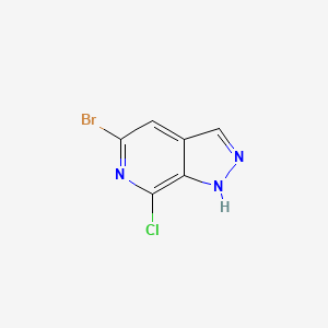 5-bromo-7-chloro-1H-pyrazolo[3,4-c]pyridine
