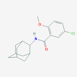 molecular formula C18H22ClNO2 B251582 N-(2-adamantyl)-5-chloro-2-methoxybenzamide 