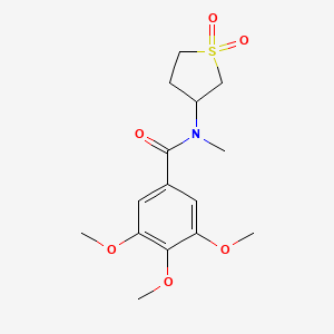 N-(1,1-dioxidotetrahydrothiophen-3-yl)-3,4,5-trimethoxy-N-methylbenzamide