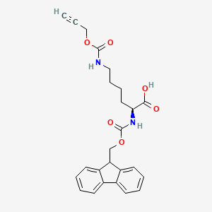 molecular formula C25H26N2O6 B2515848 Fmoc-L-Lys(Poc) CAS No. 1584133-25-4