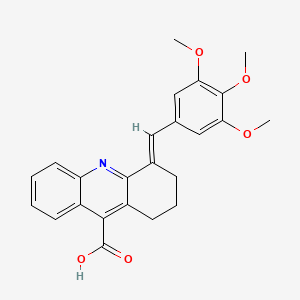 4-(3,4,5-Trimethoxy-benzylidene)-1,2,3,4-tetrahydro-acridine-9-carboxylic acid