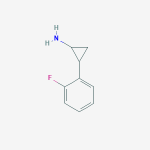 2-(2-Fluorophenyl)cyclopropan-1-amine