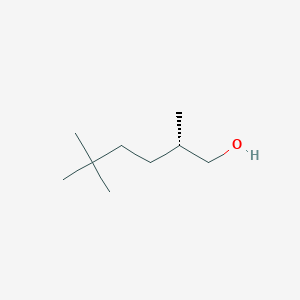 molecular formula C9H20O B2515861 (2S)-2,5,5-Trimethylhexan-1-ol CAS No. 53705-47-8