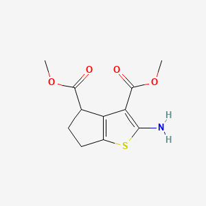 dimethyl 2-amino-5,6-dihydro-4H-cyclopenta[b]thiophene-3,4-dicarboxylate