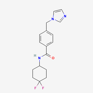 4-((1H-imidazol-1-yl)methyl)-N-(4,4-difluorocyclohexyl)benzamide