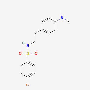 molecular formula C16H19BrN2O2S B2515884 4-bromo-N-(4-(dimethylamino)phenethyl)benzenesulfonamide CAS No. 952982-31-9