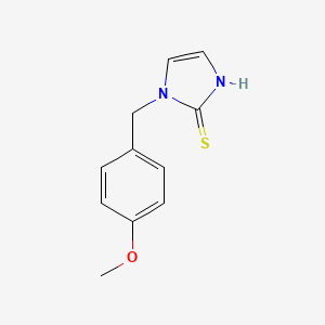 molecular formula C11H12N2OS B2515897 1-(4-甲氧基苄基)-1H-咪唑-2-硫醇 CAS No. 95460-09-6