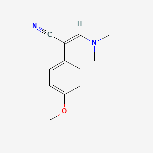 molecular formula C12H14N2O B2515914 3-(二甲氨基)-2-(4-甲氧基苯基)丙烯腈 CAS No. 36758-77-7