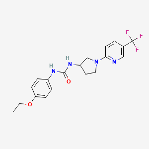 1-(4-Ethoxyphenyl)-3-(1-(5-(trifluoromethyl)pyridin-2-yl)pyrrolidin-3-yl)urea