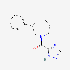 molecular formula C15H18N4O B2515954 (3-phenylazepan-1-yl)(1H-1,2,4-triazol-5-yl)methanone CAS No. 2034472-75-6