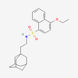 molecular formula C24H31NO3S B2515964 N-[2-(adamantan-1-yl)ethyl]-4-ethoxynaphthalene-1-sulfonamide CAS No. 446028-61-1