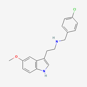 (4-chlorobenzyl)[2-(5-methoxy-1{H}-indol-3-yl)ethyl]amine