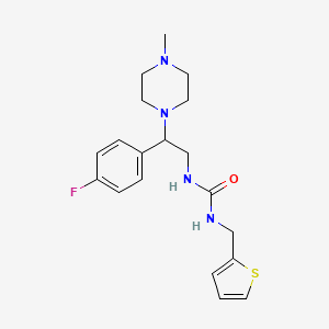 1-(2-(4-Fluorophenyl)-2-(4-methylpiperazin-1-yl)ethyl)-3-(thiophen-2-ylmethyl)urea