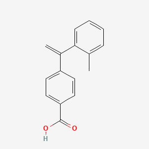 molecular formula C16H14O2 B2516018 4-(1-(邻甲苯基)乙烯基)苯甲酸 CAS No. 1799412-42-2