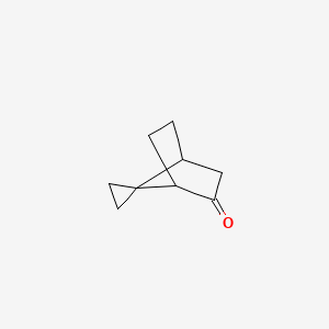 molecular formula C9H12O B2516024 Spiro[bicyclo[2.2.1]heptane-7,1'-cyclopropan]-2-one CAS No. 20454-77-7