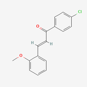 (E)-1-(4-chlorophenyl)-3-(2-methoxyphenyl)prop-2-en-1-one