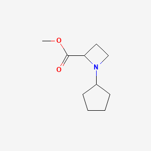 Methyl 1-cyclopentylazetidine-2-carboxylate