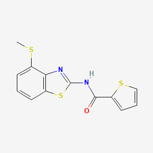 N-(4-(methylthio)benzo[d]thiazol-2-yl)thiophene-2-carboxamide