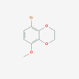 molecular formula C9H9BrO3 B2516059 5-Bromo-8-methoxy-2,3-dihydrobenzo[B][1,4]dioxine CAS No. 190661-82-6