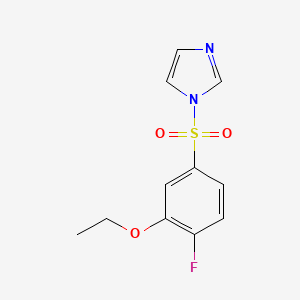 1-(3-Ethoxy-4-fluorophenyl)sulfonylimidazole