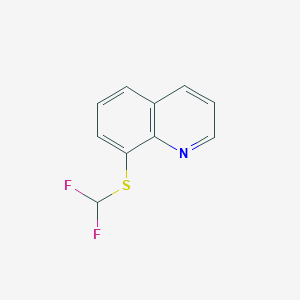 Difluoro-8-quinolylthiomethane
