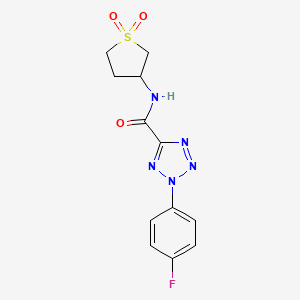 N-(1,1-dioxidotetrahydrothiophen-3-yl)-2-(4-fluorophenyl)-2H-tetrazole-5-carboxamide
